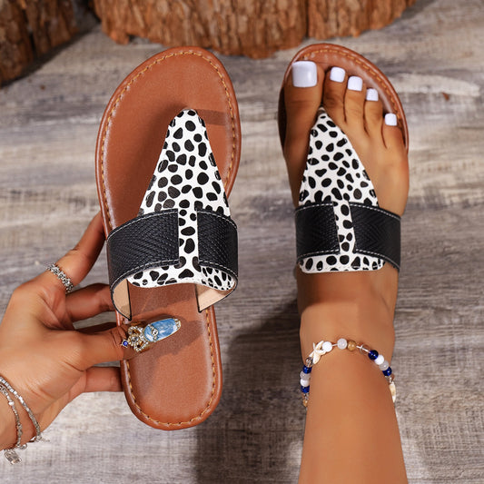 Animal Print Open Toe Sandals - So•phis•ti•hood Boutique