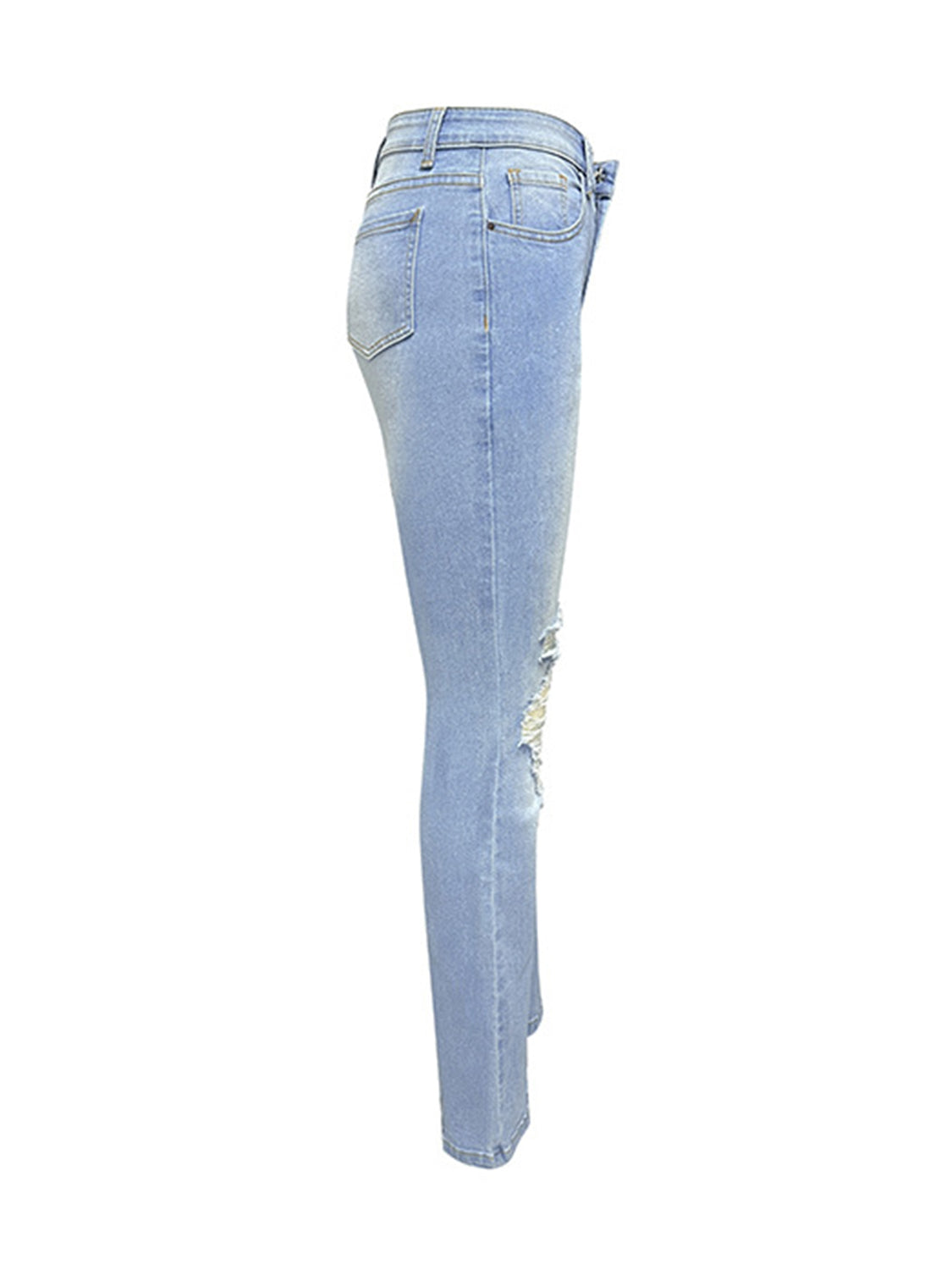 Distressed Bootcut Jeans with Pockets - So•phis•ti•hood Boutique