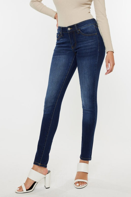 Kancan Mid Rise Gradient Skinny Jeans - So•phis•ti•hood Boutique