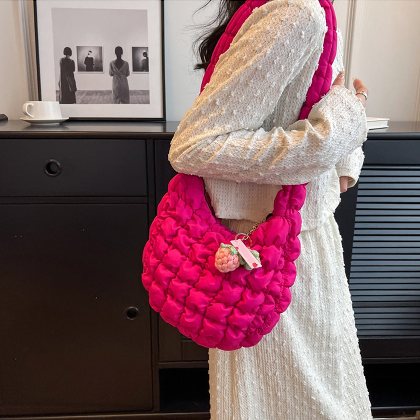 Quilted Shoulder Bag - So•phis•ti•hood Boutique