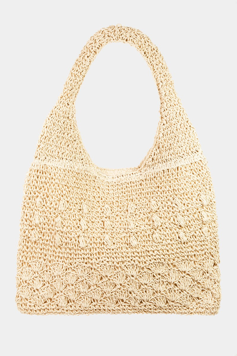 Fame Straw Braided Tote Bag - So•phis•ti•hood Boutique