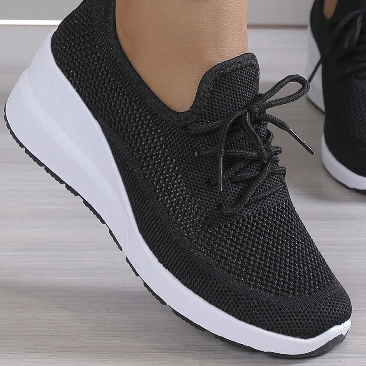 Mesh Breathable Platform Athletic Shoes - So•phis•ti•hood Boutique