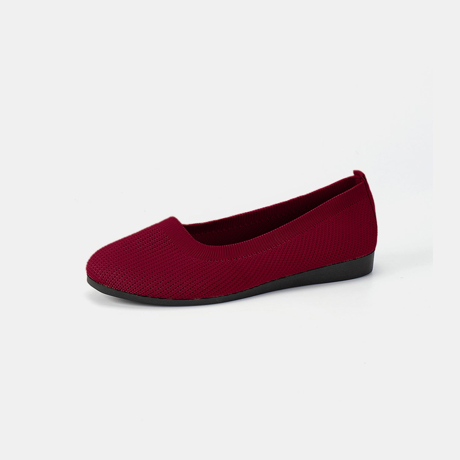 Round Toe Knit Ballet Flats - So•phis•ti•hood Boutique