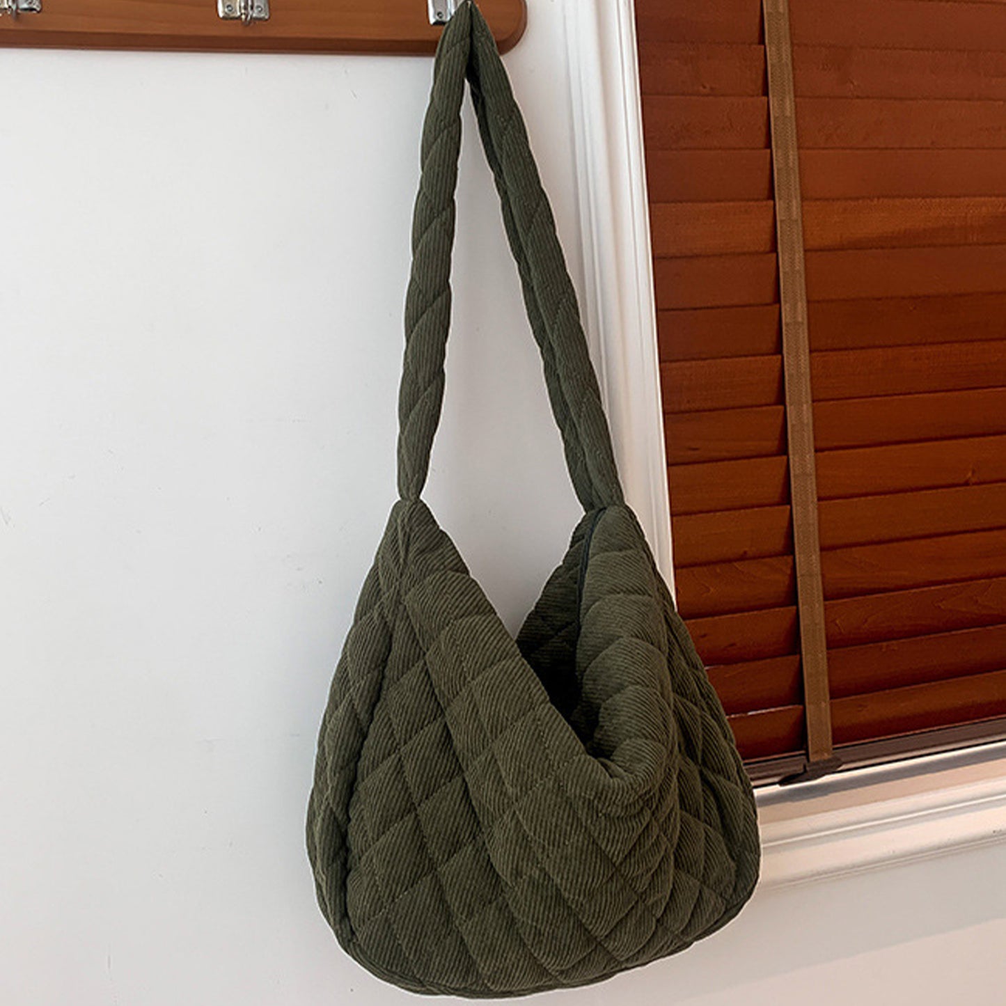 Corduroy Medium Shoulder Bag - So•phis•ti•hood Boutique