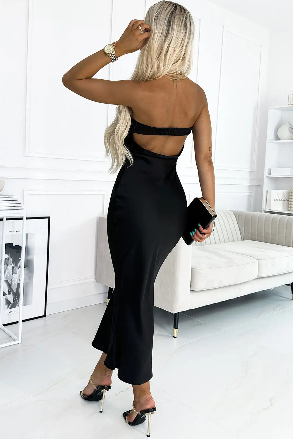 Cutout Strapless Bodycon Dress - So•phis•ti•hood Boutique