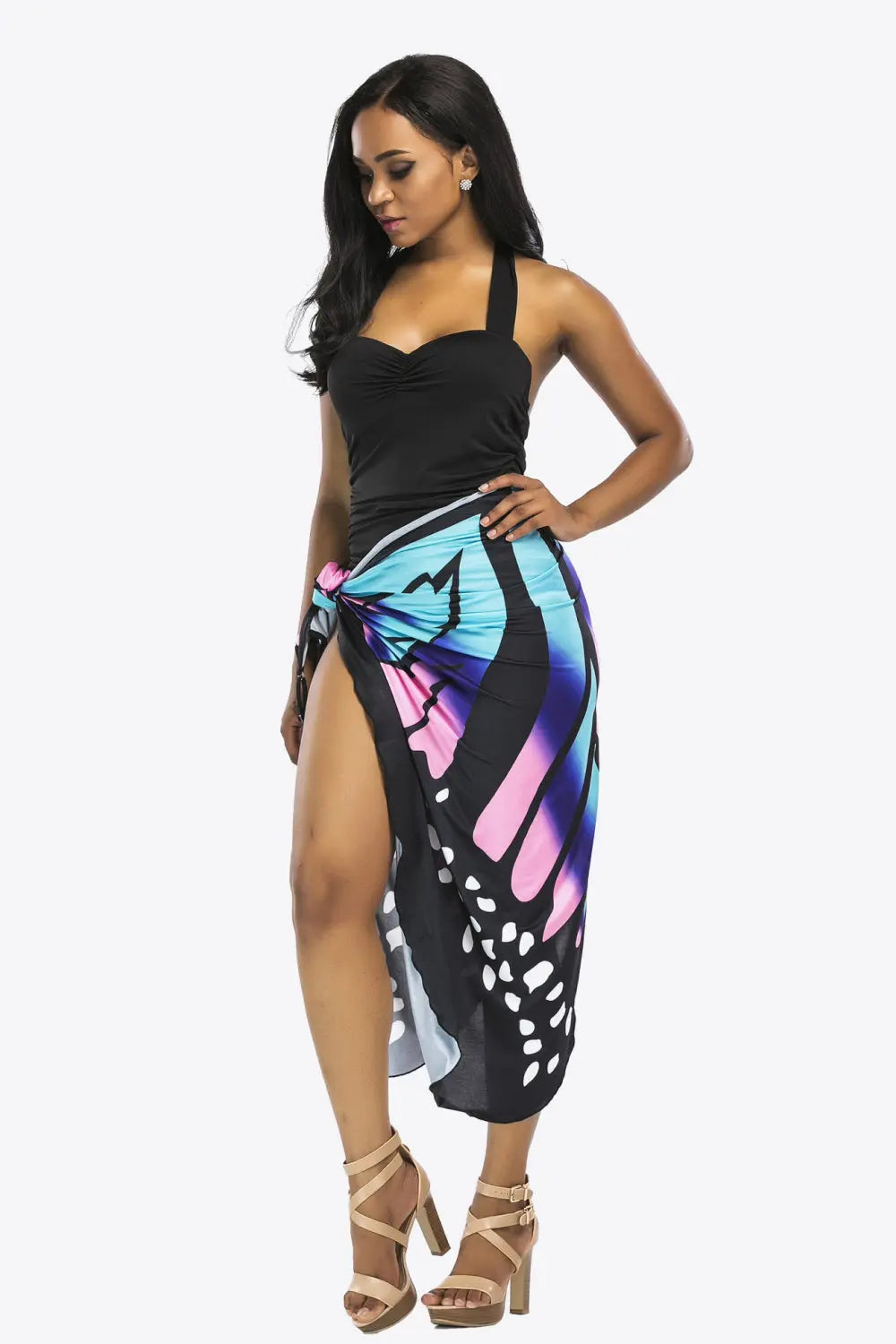 Butterfly Spaghetti Strap Cover Up - So•phis•ti•hood Boutique