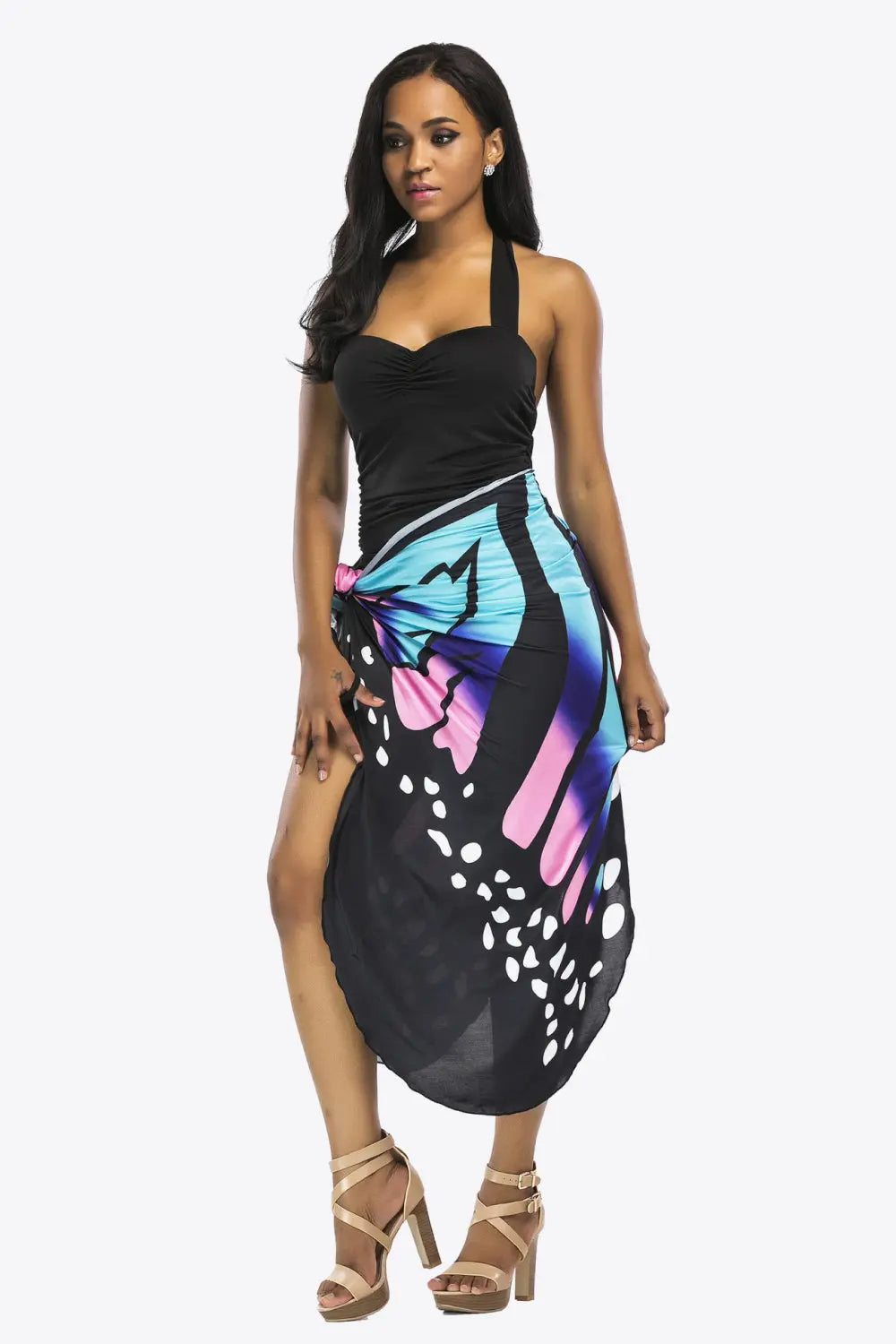 Butterfly Spaghetti Strap Cover Up - So•phis•ti•hood Boutique