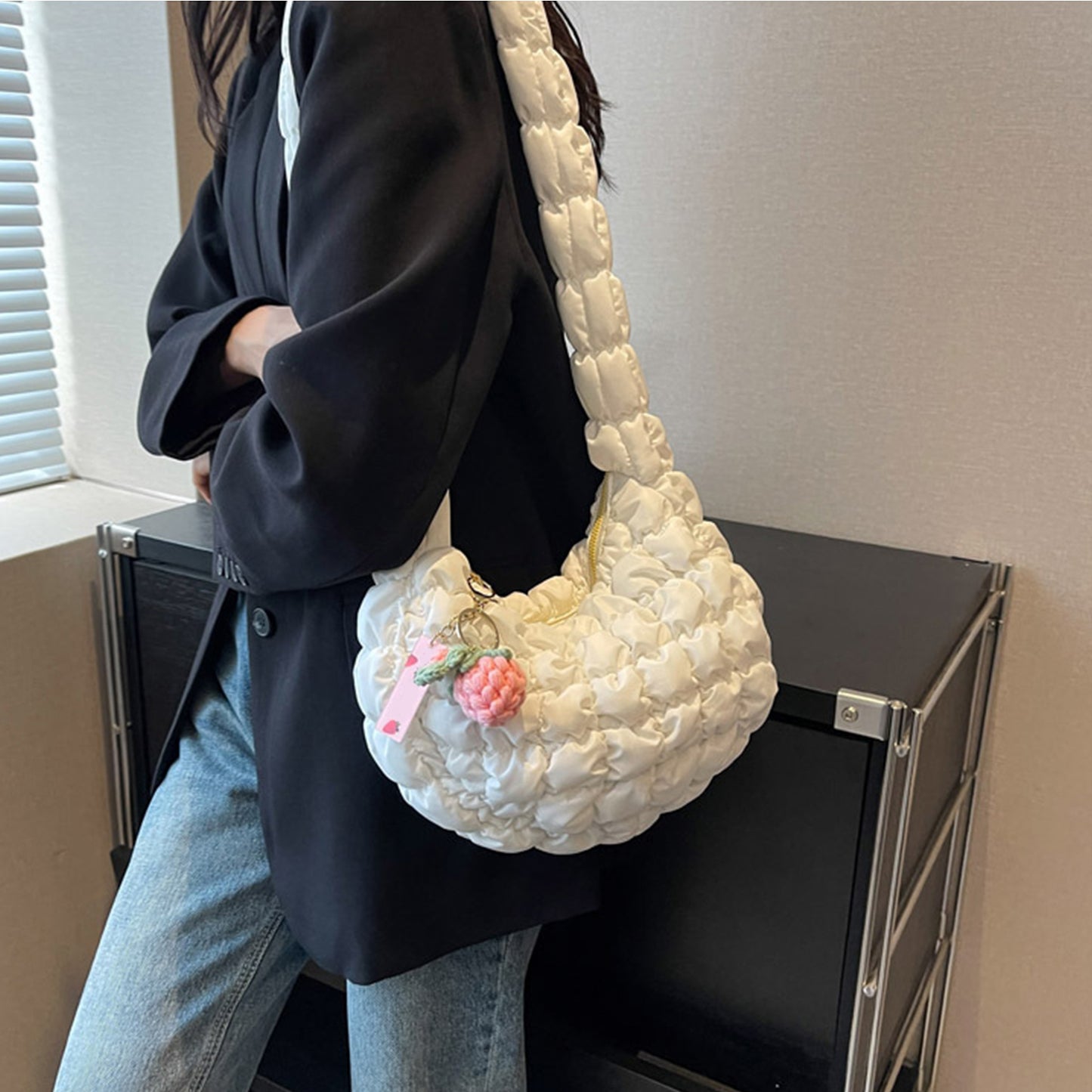 Quilted Shoulder Bag - So•phis•ti•hood Boutique