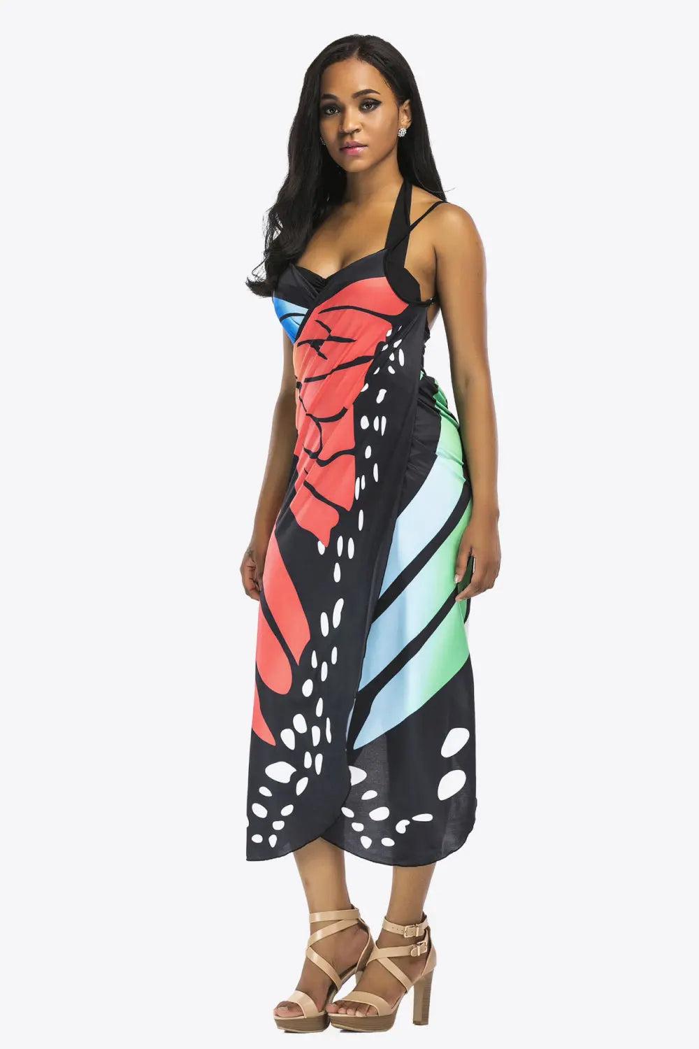 Butterfly Spaghetti Strap Cover Up - So•phis•ti•hood Boutique