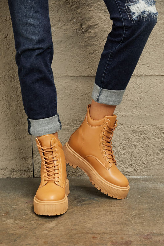 East Lion Corp Platform Combat Boots - So•phis•ti•hood Boutique