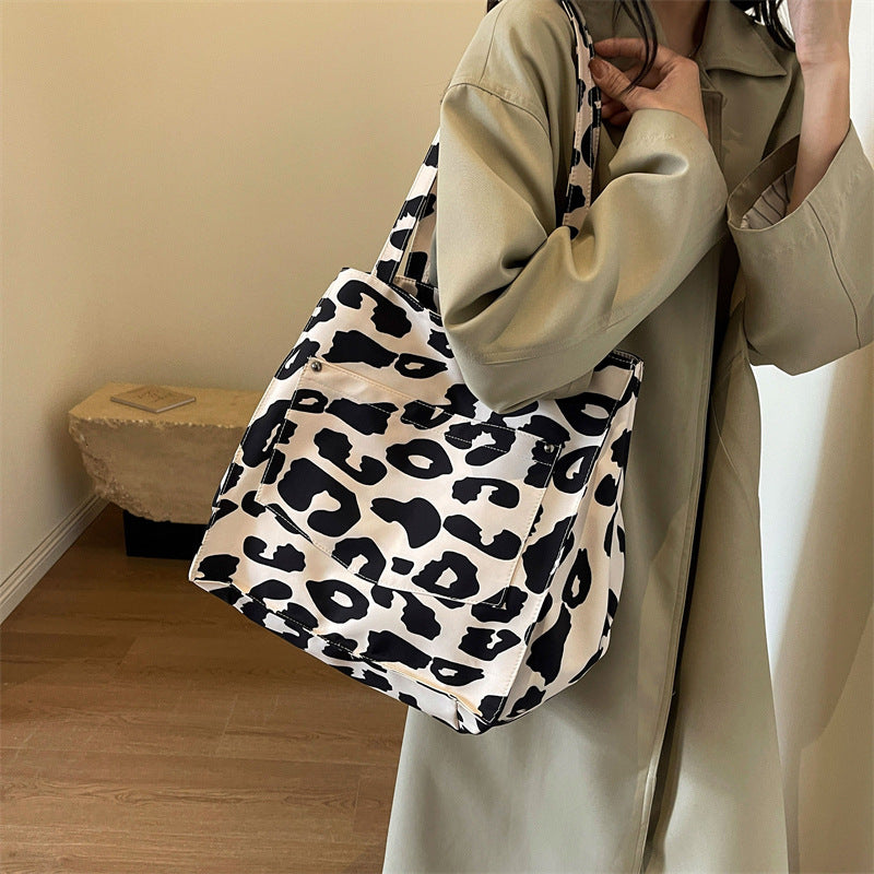 Animal Print Canvas Tote Bag - So•phis•ti•hood Boutique