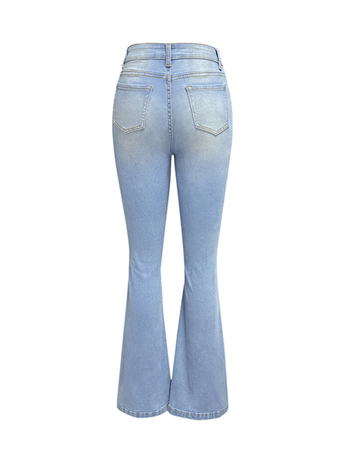 Distressed Bootcut Jeans with Pockets - So•phis•ti•hood Boutique