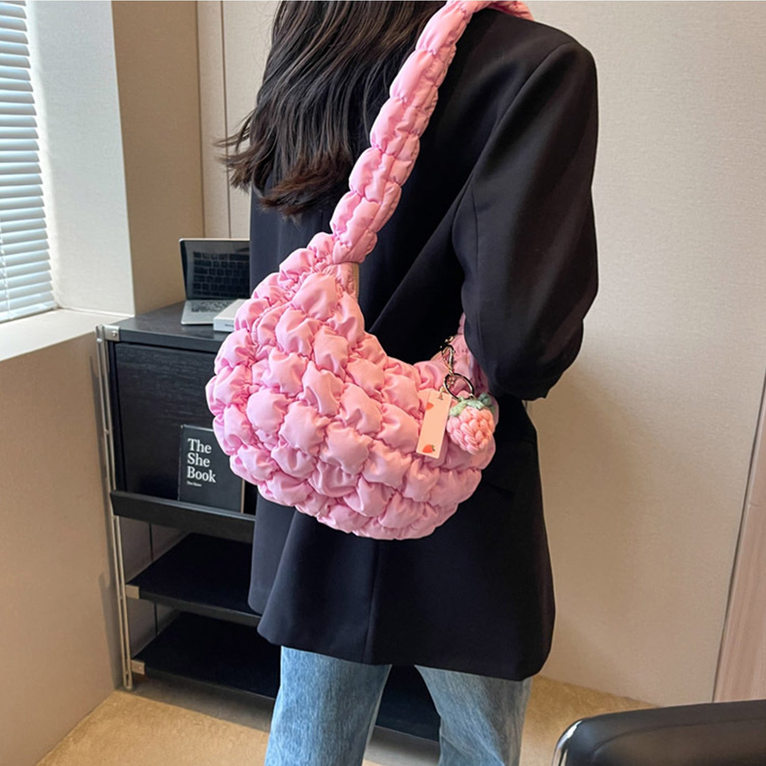 Quilted Shoulder Bag - So•phis•ti•hood Boutique